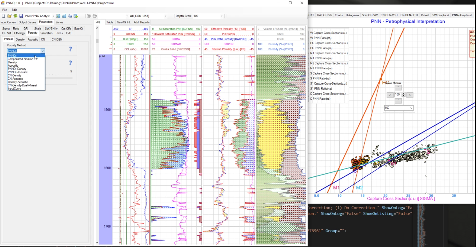 Pulsed Neutron Analysis (PNN) | 24h Logging Interpretation